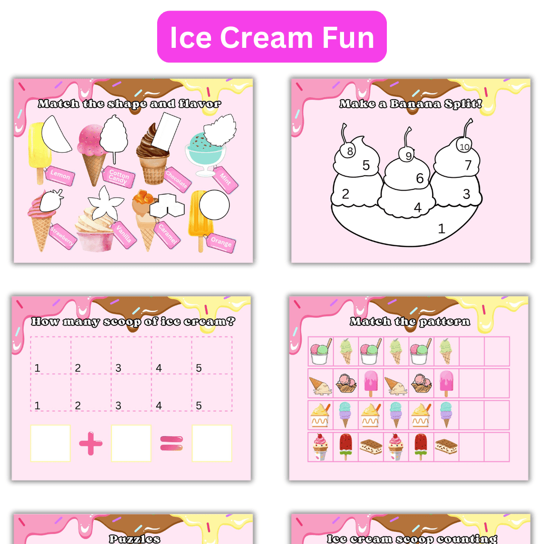 Ice Cream Busy Book - Image 2