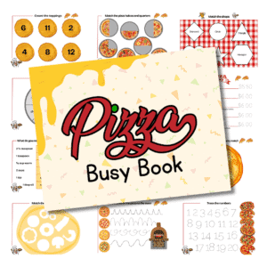 Cover image for the Pizza Busy Book