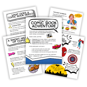 Cover image for comic book adventure pack