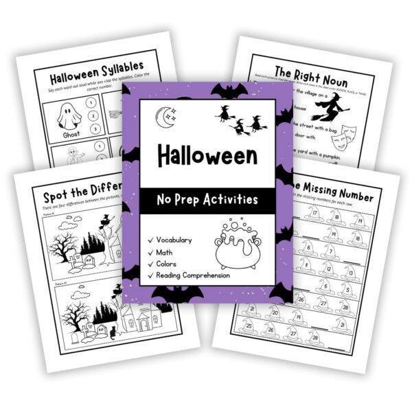 Halloween No Prep Pack - Digital Bakerie Shop