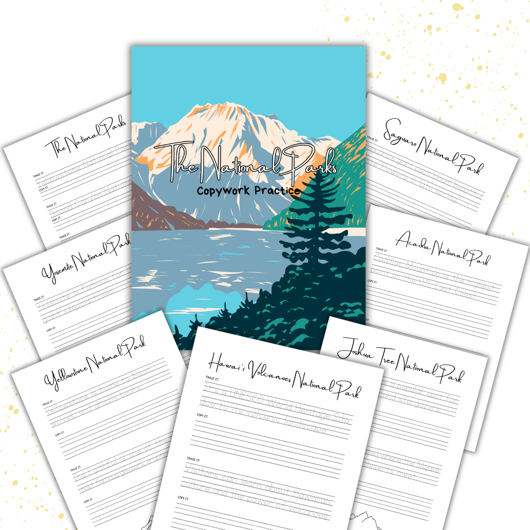 National Parks Copywork