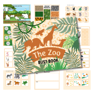 Cover image for zoo busy book.