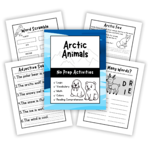 Cover image for arctic animals no prep pack