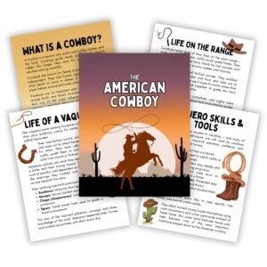Cover image for the American Cowboy unit study.