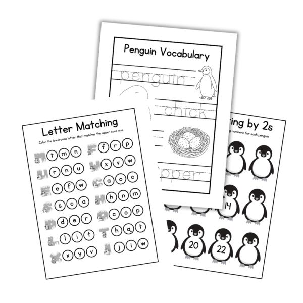 Penguins No Prep Pack - Digital Bakerie Shop