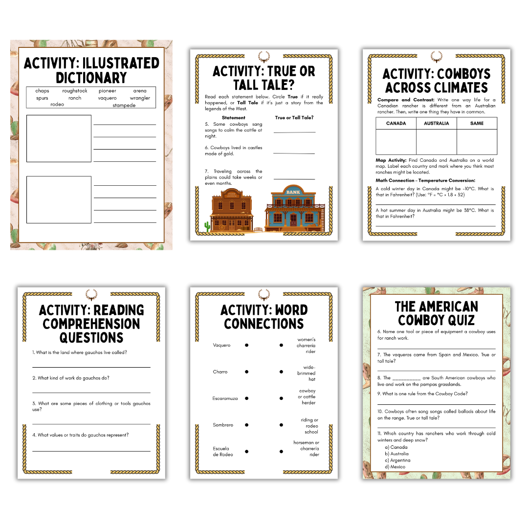 American Cowboy Unit Study - Image 2