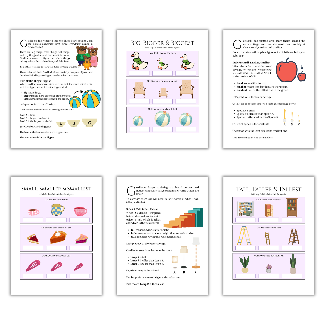 Goldilocks: Comparing Sizes - Image 3