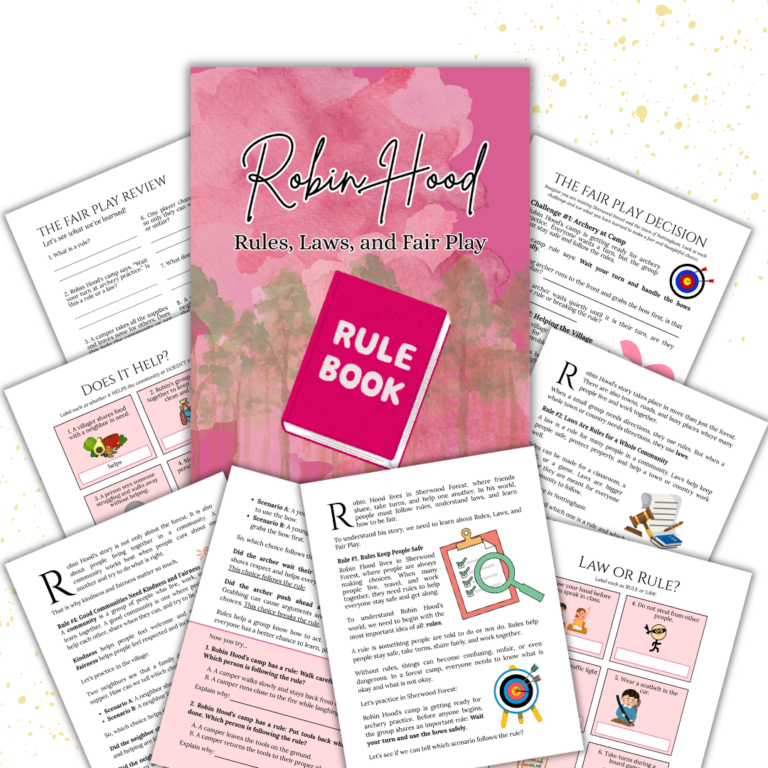 Cover image for Robin Hood: Rules, Laws & Fair Play study in pink