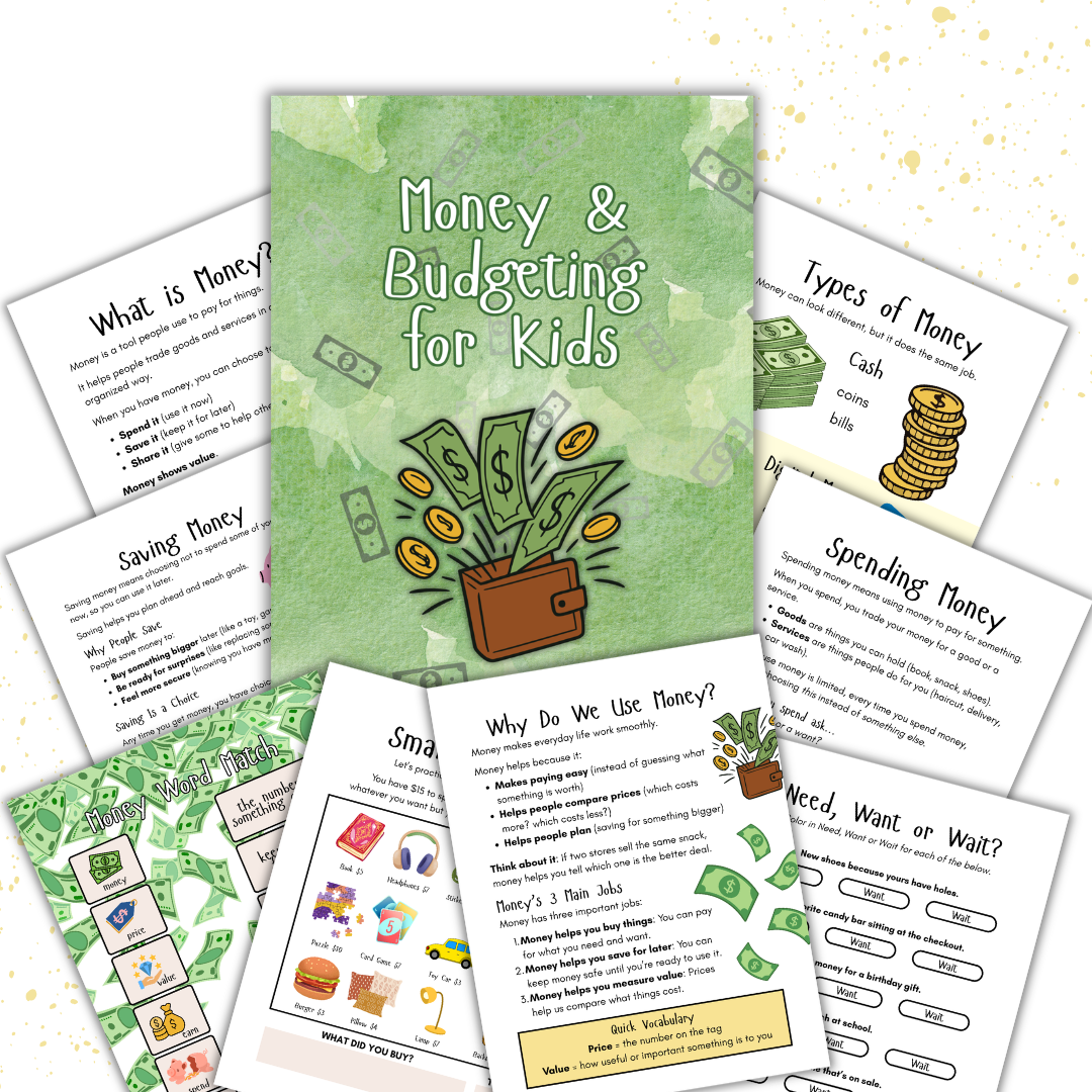 Cover image for money unit study