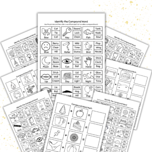 Cover image for Compound Words Worksheet Pack