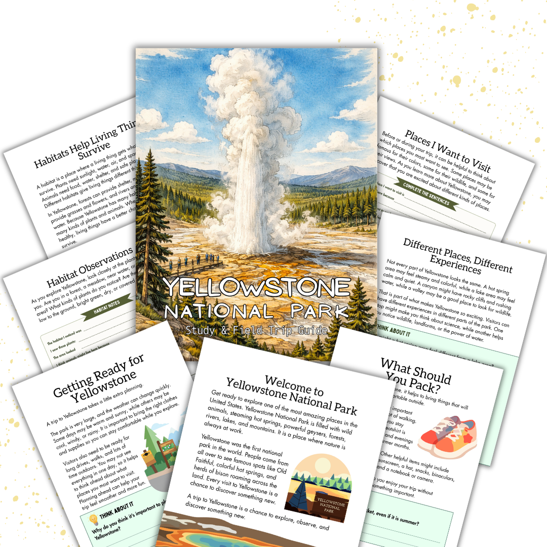Yellowstone field trip guide promo image - main